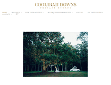 Tablet Screenshot of coolibahdowns.com.au